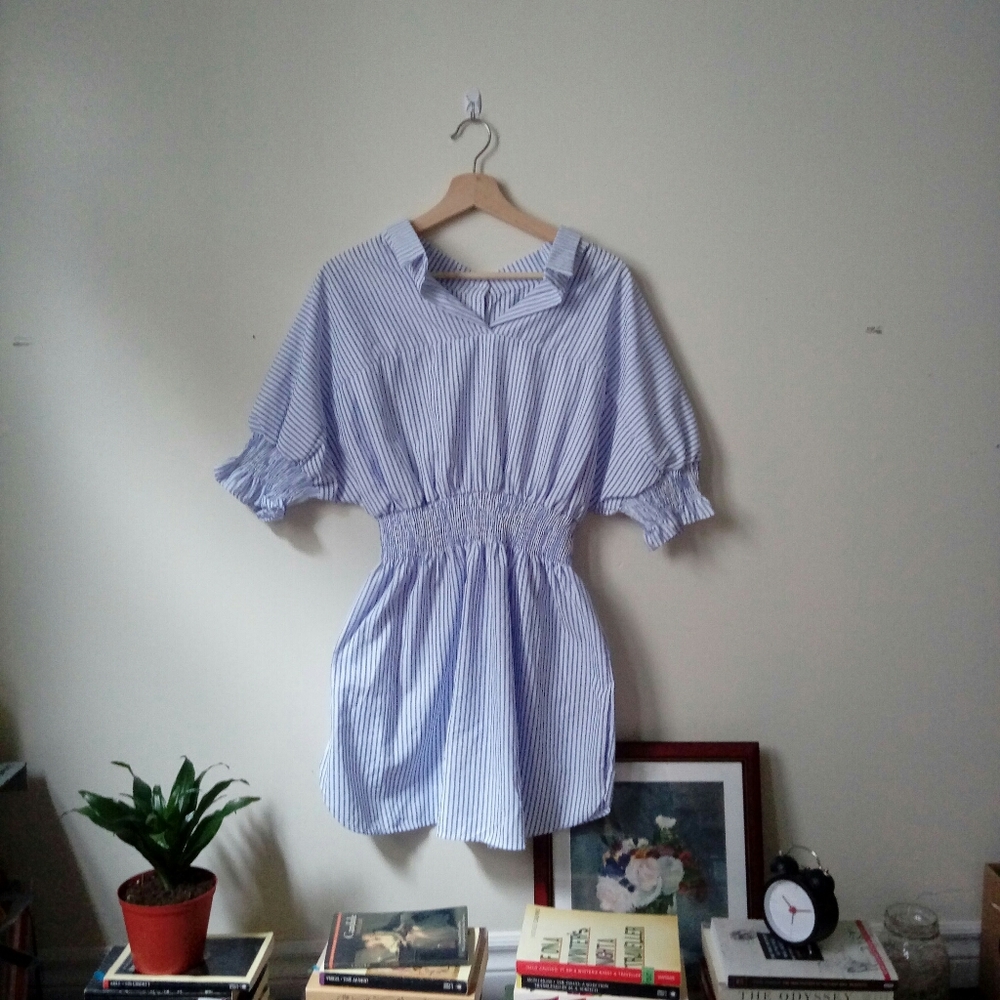 Summer pinstripe dress